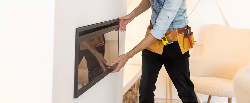 Metal Fireplace Installation in Jenison, Michigan
