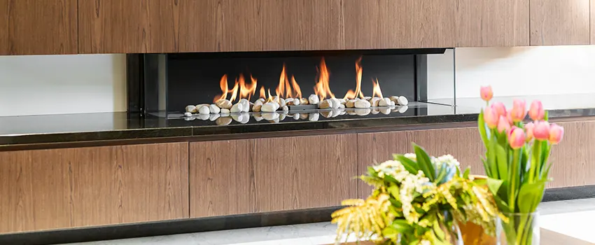 Double-height Fireplace Design Refurbishment in Jenison, Michigan